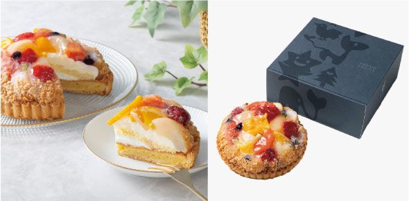 ホシフルーツの誕生日祝いスイーツ・お菓子_フルーツたっぷりの7層タルトケーキ