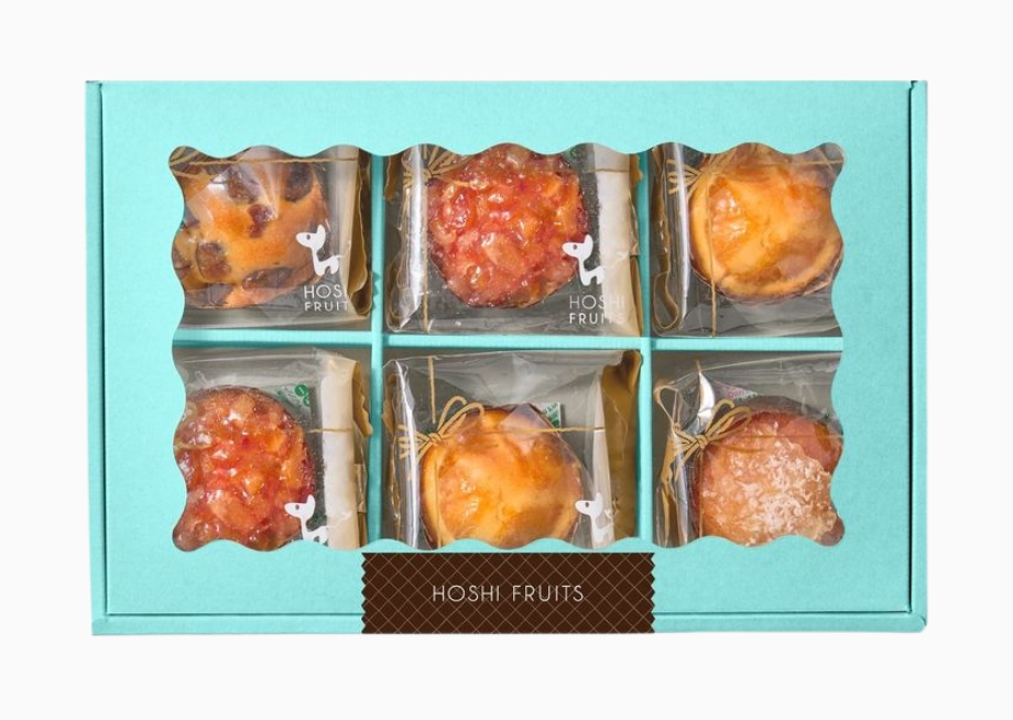 結婚祝いのお返し・内祝いにおしゃれなお菓子・旬のフルーツ_ホシフルーツ_煌めき果実のカップケーキ 6個