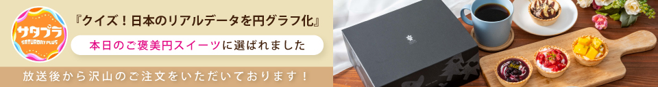 サタプラご褒美円スイーツに選ばれました