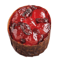 オレンジ・レモン・チェリーがのったカップケーキ