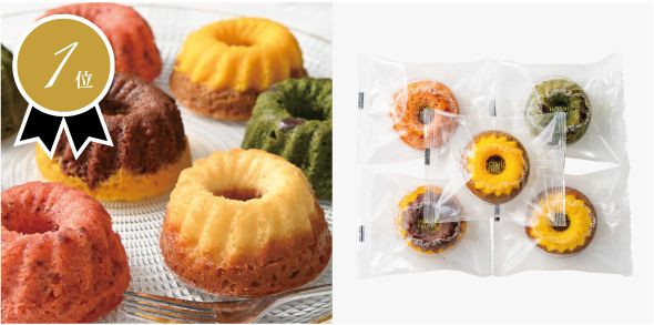 結婚式や二次会のプチギフト・引き出物・引き菓子_ホシフルーツ 果実のミニョン・ド・クグロフ ばら売り