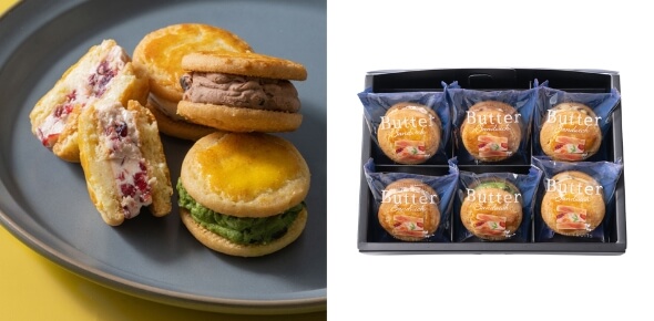 ホシフルーツの出産内祝い・お返し_発酵バターと果実のバターサンド 6個