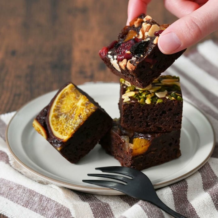 ホシフルーツ_ナッツとドライフルーツの 贅沢ブラウニー9個