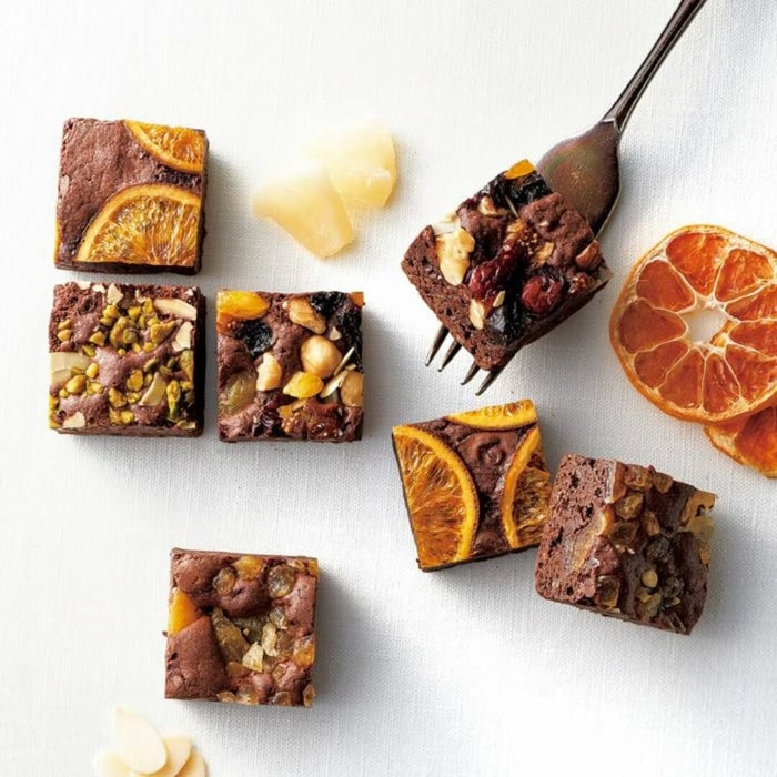 ホシフルーツ_ナッツとドライフルーツの 贅沢ブラウニー12個