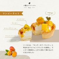 マンゴーのアイスクリームタルト_ホシフルーツ_星のアイスクリームタルト7個