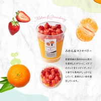 みかんとストロベリーのフローズンジュレ_ホシフルーツ_期間限定｜フローズンフルーツジュレ 8個