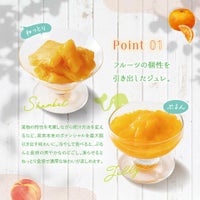 フルーツの個性を引き出したジュレ_期間限定｜ホシフルーツ フルーツパーラーの凍らせて食べるシャーベット 彩果しずく ＜バラ売り＞