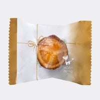 オレンジ個包装_【タグ対応可】ホシフルーツ煌めき果実のカップケーキ ＜バラ売り＞