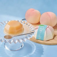 モモと桃ゼリー_ホシフルーツ　山梨の白桃ぜりぃ