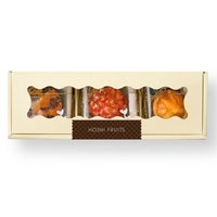 カップケーキ３個入りの化粧箱_ホシファーム フリルブーケ８本＆ホシフルーツ煌めき果実のカップケーキ