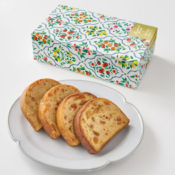 誕生日プレゼント専用 望月 完次郎シェフ×ホシフルーツ　７種のフルーツが詰まった「デザートパウンドケーキ」4 個入り