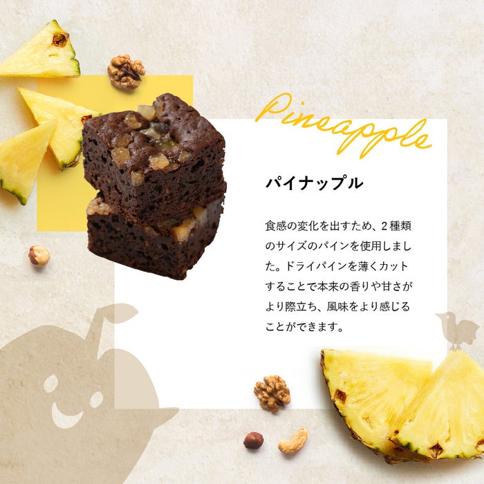 ホシフルーツ_ナッツとドライフルーツの 贅沢ブラウニー　10個