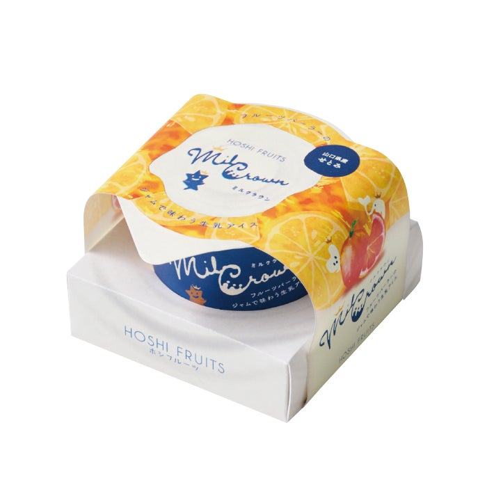 フルーツパーラーのジャムで味わう生乳アイス　ミルクラウン　10個
